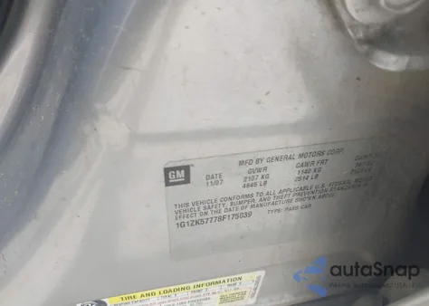 2008 Chevrolet Malibu Ltz из США, поврежденный, VIN 1G1ZK57778F175039